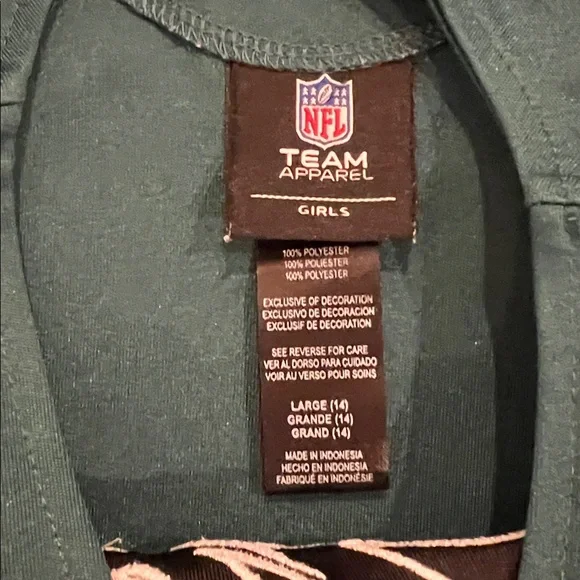 NFL Philadelphia Eagles Girls Captain Cheerleader Dress, YL (14) - Picture 5 of 5